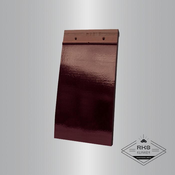 Керамическая черепица Koramic, Plain Tile Smooth, Wine Red Glazed в Липецке